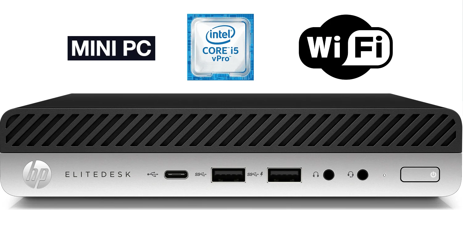HP Elitedesk 800 G3 mini | Quad Core | Intel Core i5-6500T - Ordenador Outlet