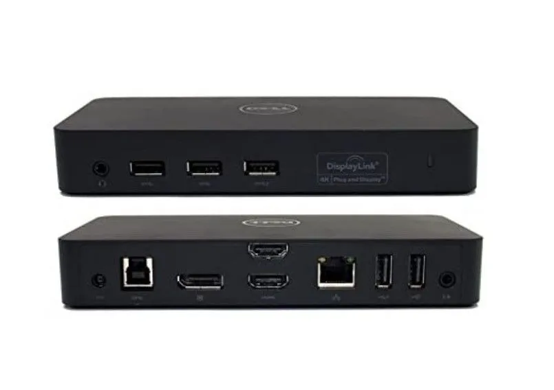 Dell Dual Video USB 3.0 D1000 Estacion de acoplamiento - Ordenador Outlet