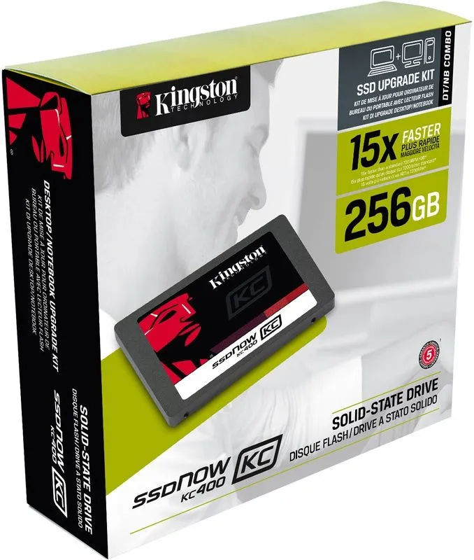 Kingston SSDNow KC400 + Upgrade Kit 256GB - Ordenador Outlet